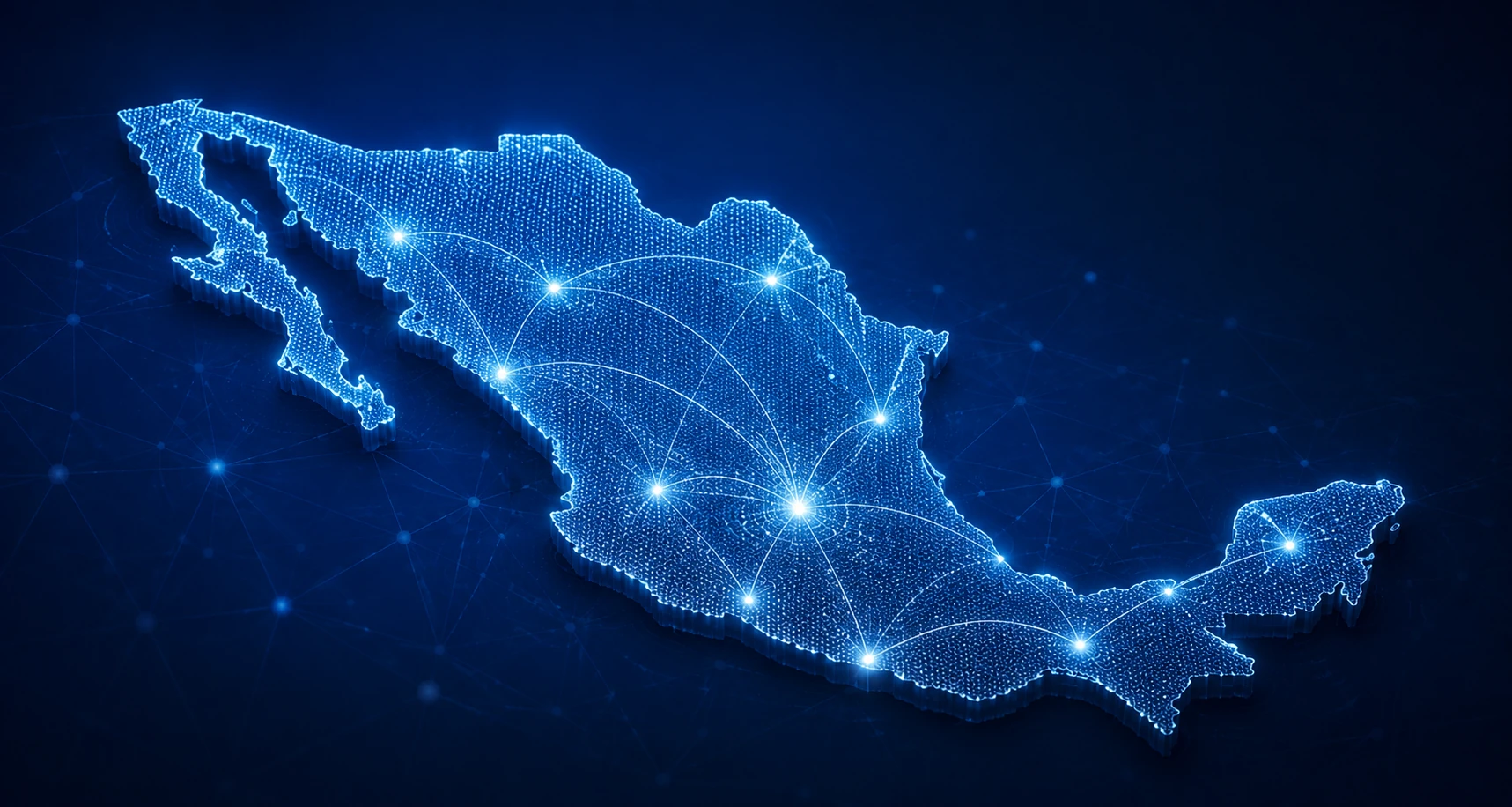 Mapa de cobertura comercial de France Water ® en México