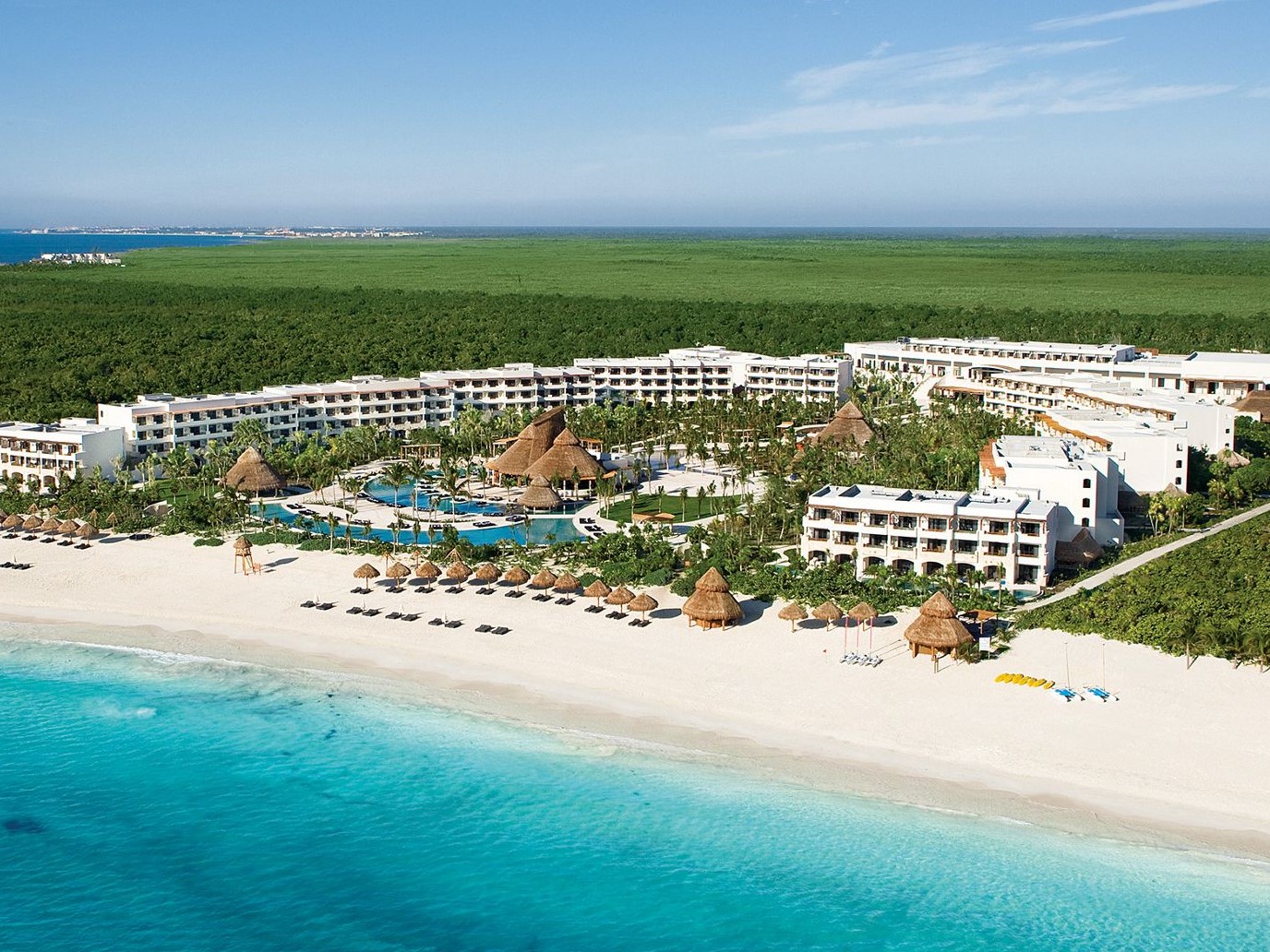 Vista aérea de Secrets Maroma Beach en la Riviera Maya